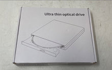 Load image into Gallery viewer, Black Portable CD/DVD Readers Ultra Thin USB External Optical Drive Not Tested
