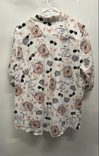 Load image into Gallery viewer, Karl Lagerfeld Womens Multicolor Printed Long Sleeve Button-Up Shirt Size L
