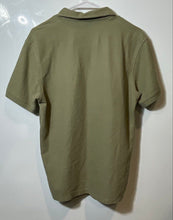 Load image into Gallery viewer, Zara Mens Green Short Sleeve Collared Golf Polo Shirt Size Small
