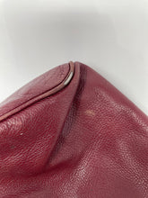 Load image into Gallery viewer, Authentic Marc By Marc Jacobs Womens Burgundy Leather Shoulder Handbags Damaged
