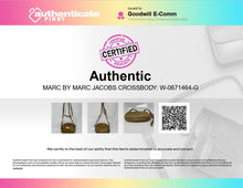 Load image into Gallery viewer, Authentic Marc By Marc Jacobs Womens Brown Leather Crossbody Bag Stained
