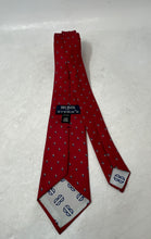 Load image into Gallery viewer, Bill Blass For Stern's Mens Red Printed Silk Adjustable Pointed Tie One Size
