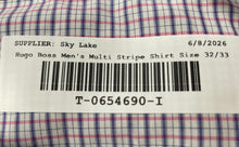 Load image into Gallery viewer, Hugo Boss Mens Multicolor Check Long Sleeve Sharp Fit Dress Shirt Size 16.5
