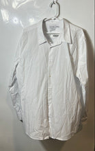 Load image into Gallery viewer, Calvin Klein Mens White Long Sleeve Collared Slim Fit Button-Up Shirt Size XXL
