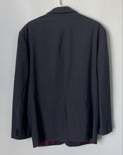 Load image into Gallery viewer, Express Mens Gray Stretch+ Wrinkle Resistant Slim Fit Two-Button Blazer Size 44R
