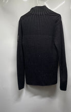 Load image into Gallery viewer, Calvin Klein Jeans Mens Black Cotton Long Sleeve Full-Zip Sweater Size M
