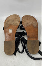 Load image into Gallery viewer, Kenneth Cole Womens Black Leather Open Toe Slingback Sandals Size EUR 38
