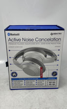 Load image into Gallery viewer, Sentry White Active Noise Cancellation Foldable Over-Ear Bluetooth Headphones
