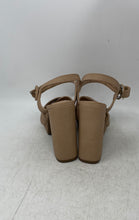 Load image into Gallery viewer, Via Marte Womens Light Brown Open Toe High Block Platform Heels Size 7
