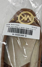 Load image into Gallery viewer, Michael Kors Womens Brown Leather Round Toe Slip-On Ballet Flats Size 5.5M
