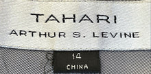 Load image into Gallery viewer, Tahari Womens Black Long Sleeve Zipper Pocket Snap Blazer Jacket Size 14
