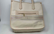 Load image into Gallery viewer, Steve Madden Womens Bsandra Beige Inner Divider Double Handle Tote Purse
