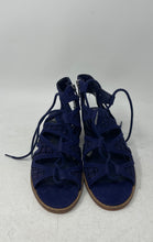 Load image into Gallery viewer, Vince Camuto Womens Rollera Navy Blue Open Toe Side Zip Gladiator Sandal Size 6
