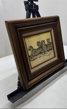 Load image into Gallery viewer, Framed Etching Cheetah's Wall Hanging Home Decor Wildlife Art Painting By Edris
