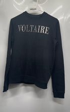 Load image into Gallery viewer, Zadig &amp; Voltaire Womens Black Long Sleeve Crew Neck Pullover Sweatshirt No Size
