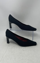 Load image into Gallery viewer, Jaime Mascaro Womens Black Square Toe Slip-On Pump Heels Size 38
