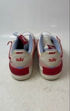 Load image into Gallery viewer, Nike Womens Air Force 1 White Red Blue Sneakers Shoes Size 8 No Laces

