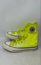 Load image into Gallery viewer, Converse Womens Chuck 70 High 569388 Green Neon Glitter Sneaker Shoes Size 7
