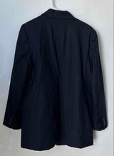Load image into Gallery viewer, Talbots Womens Navy Blue Long Sleeve One-Button Blazer Size 8 With Tag

