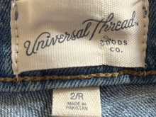 Load image into Gallery viewer, Universal Thread Womens Blue High-Rise 90s Slim Straight Jeans Size 2 w/ Tag
