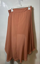 Load image into Gallery viewer, Forever 21 Womens Brown Side Zip High-Low Hem A-Line Skirt Size Large

