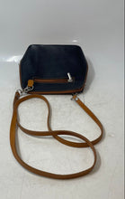 Load image into Gallery viewer, Vera Pelle Womens Black Brown Leather Detachable Strap Zipper Crossbody Purse
