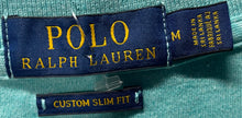 Load image into Gallery viewer, Polo Ralph Lauren Mens Green Cotton Short Sleeve Custom Slim Fit Polo Shirt Sz M
