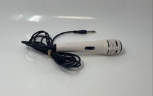 Load image into Gallery viewer, Unbranded White Jack On Off Switch Wired Dynamic Microphone Not Tested
