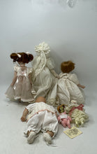 Load image into Gallery viewer, Lot Of 5 Pcs Home Decorative Porcelain Baby Doll Collectible With Outfit
