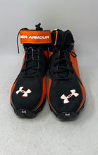 Load image into Gallery viewer, Under Armour Corona Mens Spine Clutch Fit Black Orange Baseball Cleats Size 16
