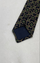 Load image into Gallery viewer, Giorgio Armani Mens Multicolor Geometric Print Silk Adjustable Long Designer Tie
