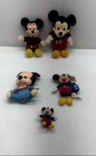 Load image into Gallery viewer, Set Of 5 Pcs Disney Mickey Mouse Multicolor Stuffed Animals Plush Toy
