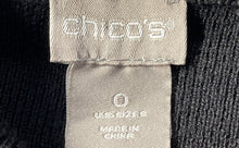 Load image into Gallery viewer, Chico's Womens Black Long Sleeve Turtleneck Pullover Sweater Size 0
