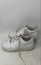Load image into Gallery viewer, Nike Womens Air Force 1 07 315115-112 White Leather Lace-Up Tennis Shoes Sz 7.5
