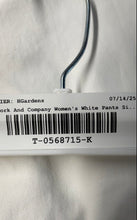 Load image into Gallery viewer, New York &amp; Company Womens White Stretch Straight Leg Dress Pants Size 14
