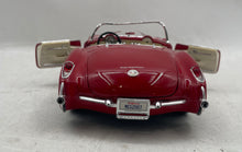 Load image into Gallery viewer, Bburago Red 1957 Chevrolet Corvette Scale 1:18 Die-Cast Collector Model Car
