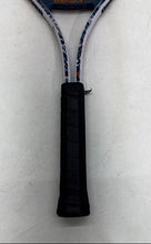 Load image into Gallery viewer, Spalding Denim Full-Cut White And Orange Sporting Equipment Tennis Racquet
