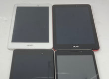 Load image into Gallery viewer, Lot Of 4 Pieces Assorted Mix Of Models Android Tablets Not Tested For Parts
