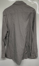Load image into Gallery viewer, Lucky Brand Mens Gray White Long Sleeve Collared Button-Up Shirt Size Large
