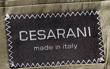 Load image into Gallery viewer, Cesarani Mens Beige Single-Breasted Three-Button Blazer Jacket No Size
