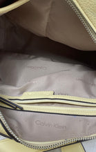 Load image into Gallery viewer, Calvin Klein Womens Yellow Leather Double Handle Shoulder Strap Satchel Handbag

