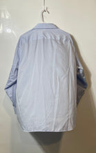 Load image into Gallery viewer, Calvin Klein Mens Sky Blue Cotton Regular Fit Collared Dress Shirt Size 17 1/2
