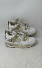 Load image into Gallery viewer, Nike Kids Air Jordan 4 Retro 487724-118 White Lace-Up Sneaker Shoes Size 5.5Y
