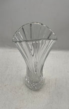 Load image into Gallery viewer, Mikasa Clear Cut Crystal Swirl Home Decorative Collectible Flower Vase
