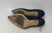 Load image into Gallery viewer, Kate Spade New York Womens Black Glitter Slip-On Stiletto Pump Heels Size 8.5M
