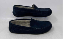 Load image into Gallery viewer, Lands' End Womens Flannel Blue Slip-On Round Toe Loafer Shoes Size 9B
