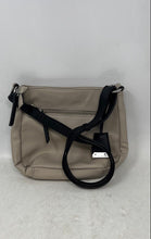 Load image into Gallery viewer, Jessica Simpson Womens Beige Pebbled Leather Adjustable Strap Crossbody Bag
