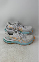 Load image into Gallery viewer, Asics Womens GEL Cumulus 24 1012B206 White Blue Orange Running Shoes Size 8
