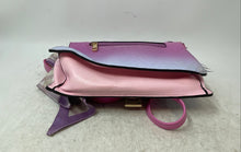 Load image into Gallery viewer, Aldo Womens Pink And Blue-Purple Crossbody Strap Inner Pocket Satchel Purse

