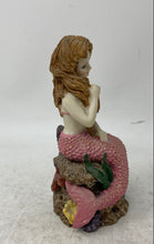 Load image into Gallery viewer, Home Decorative Collectible Multicolor Engraved Ceramic Sea Mermaid Figurine

